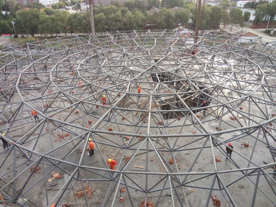 义马全民健身中心网架